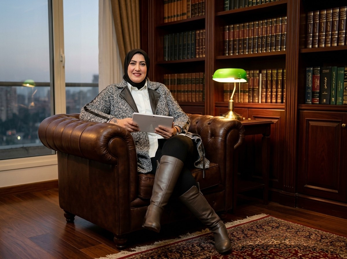 المستشارة هيام جمعة في الصالون الاستشاري الخاص