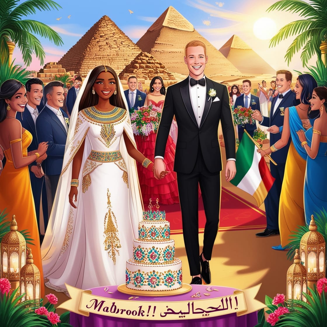 زواج مغربية من مصري مقيم في الصين